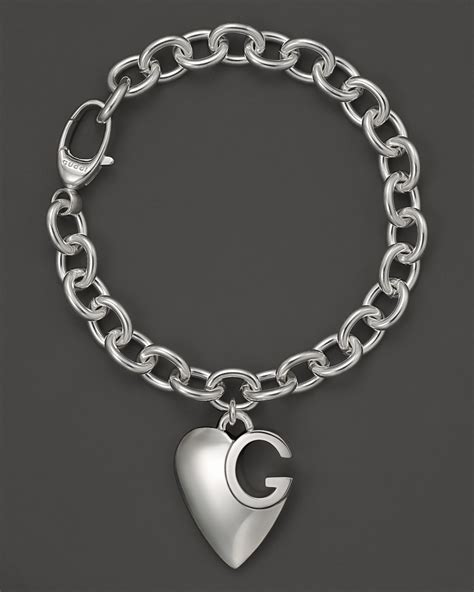 gucci sterling silver bracelet|gucci sterling silver charm bracelet.